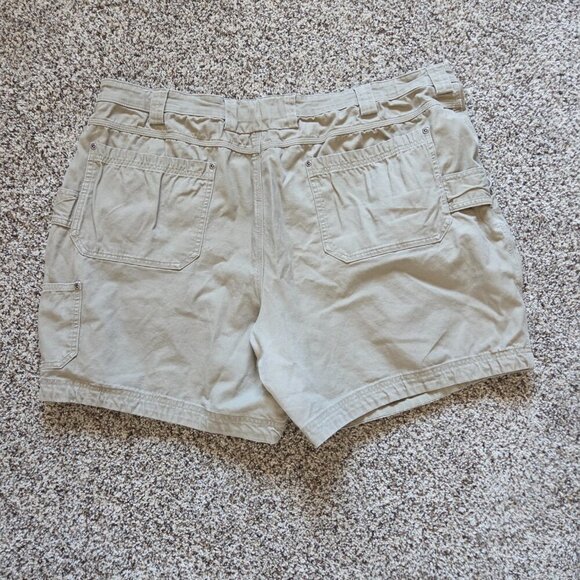 Duluth Trading Flex Fire Hose Shorts Mens 46 Canvas Work Utility 7 Inch Inseam - Picture 2 of 7